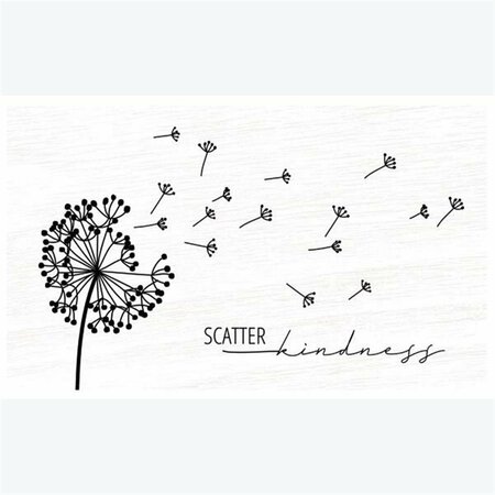 YOUNGS Wood Scatter Kindness Wall Plaque 30161